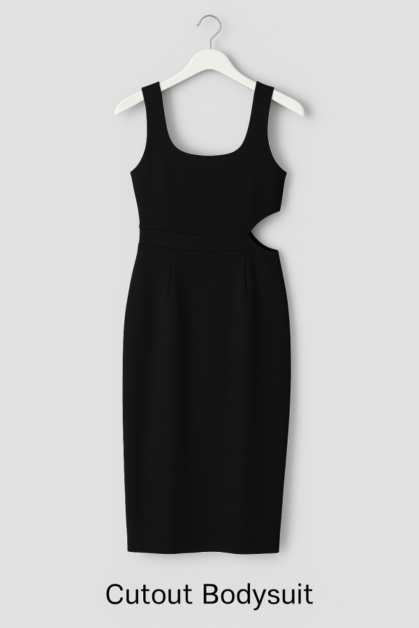 "Midnight Muse" Cut-Out Dress (Small)