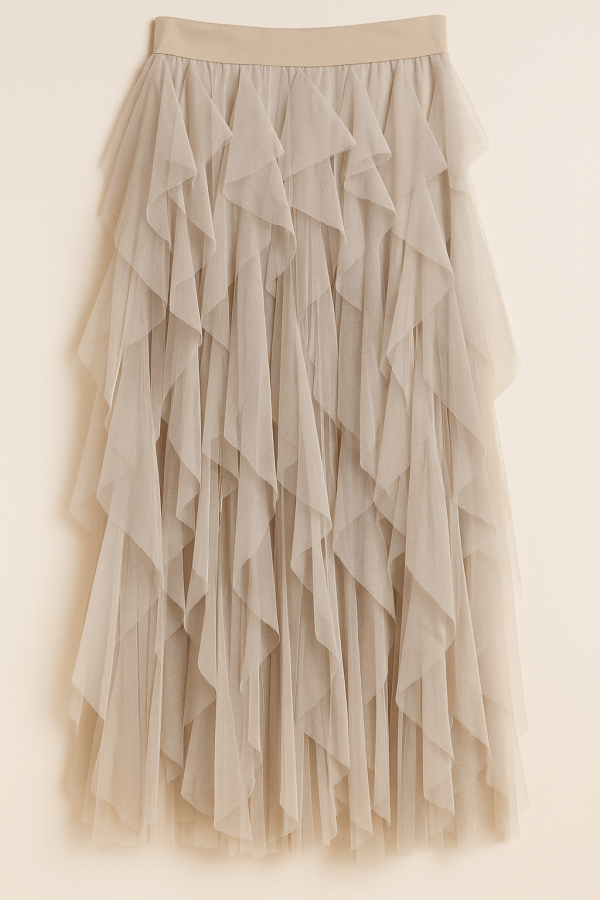 Dream Cascade Tiered Tulle Skirt (Large)